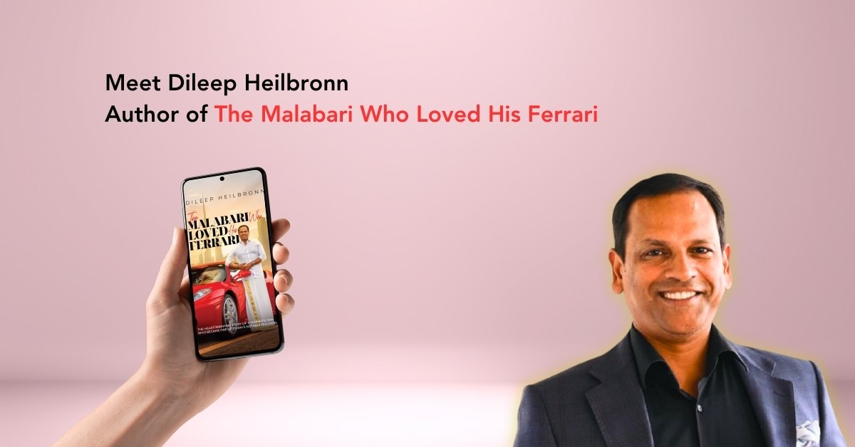 Meet Dileep Heilbronn Author of The Malabari Who Loved His Ferrari The Book Blog